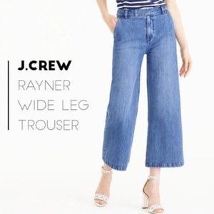 J.Crew Rayner Wide Leg Cropped Trouser Jeans 30